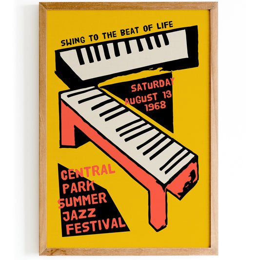 Central Park Summer Jazz Festival Poster