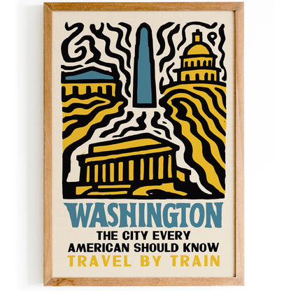 Washington DC Travel Poster