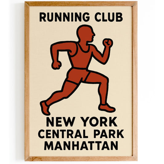 Running Club NYC Poster
