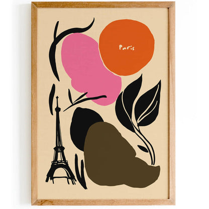 Paris Abstract Minimalist Poster