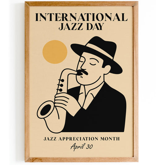 International Jazz Day 30 April Poster