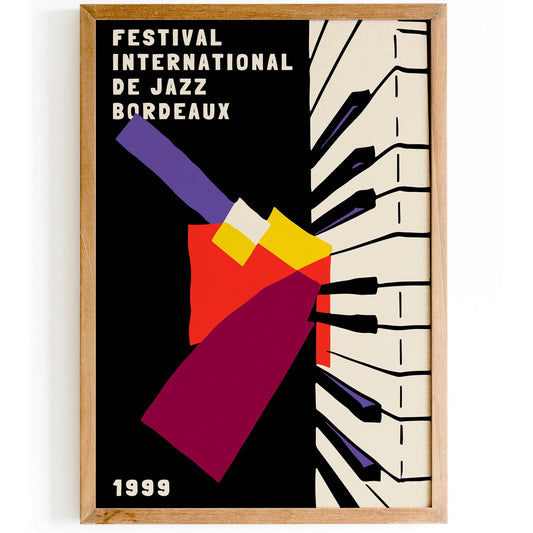 Festival De Jazz Bordeaux 1999 Retro Poster