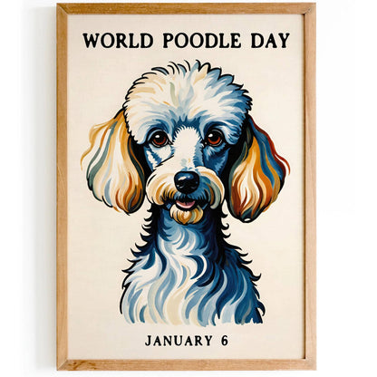 World Poodle Day Cute Poster