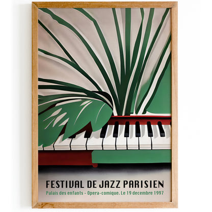 Retro 1997 Paris Jazz Festival Poster