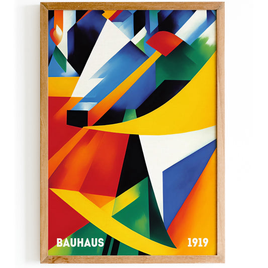 Abstract Composition 1919 Bauhaus Poster