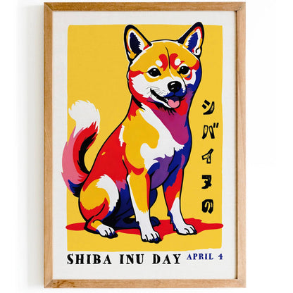 Shiba Inu Day Cute Poster