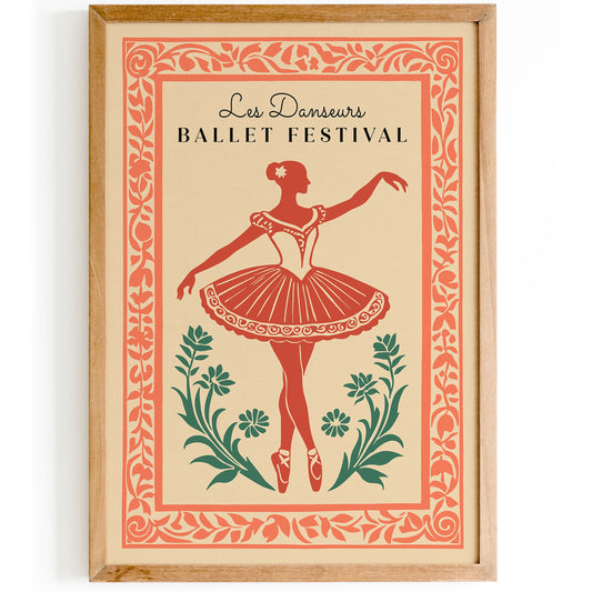 Eclectic Ballet Dance Les Danseurs Poster