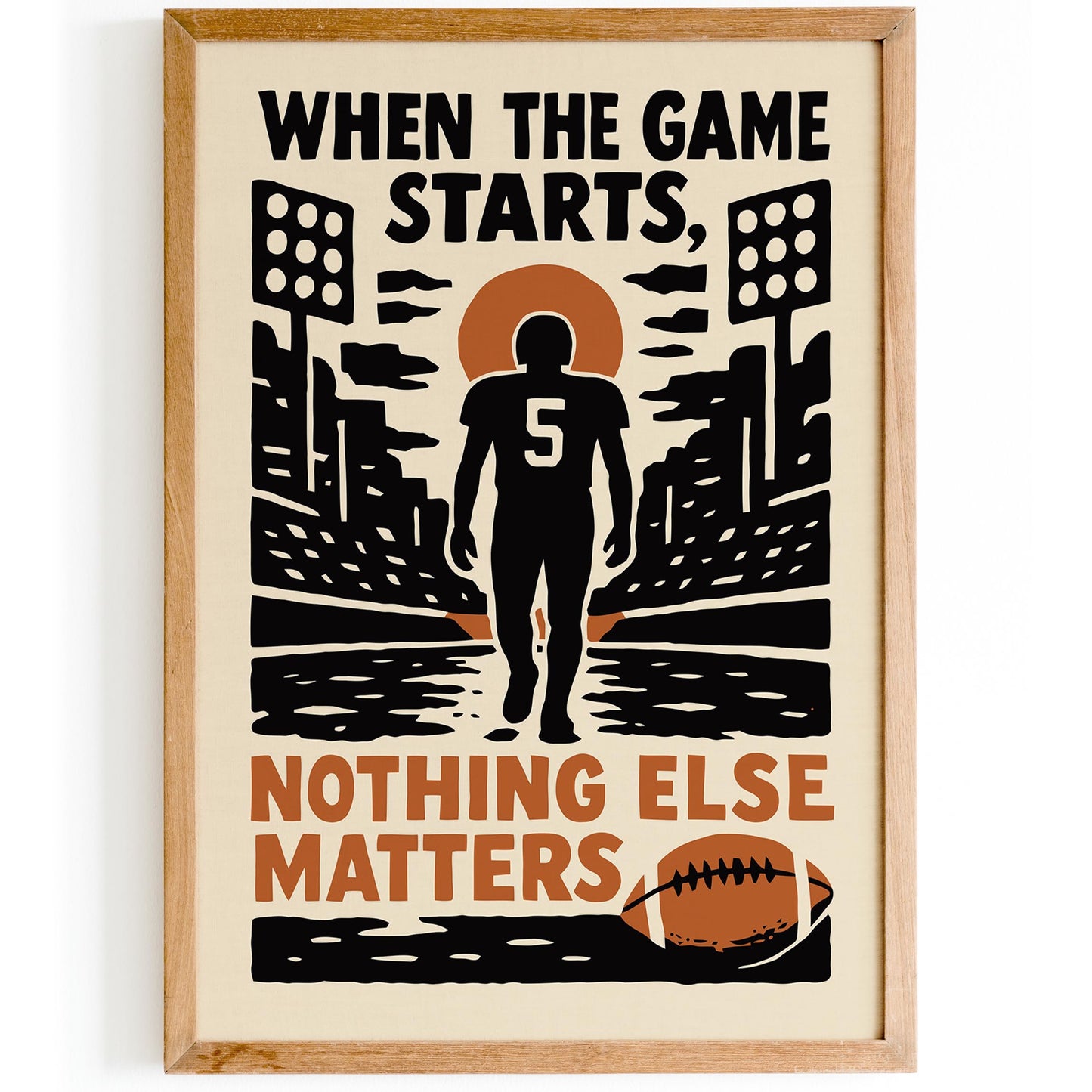 Game Day Football Poster
