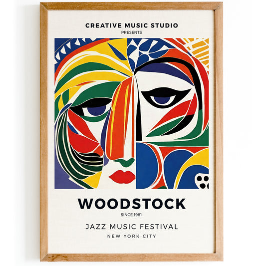 Woodstock Music Poster