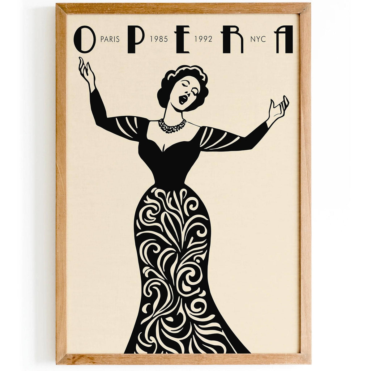 Opera Music Poster - Vintage Style Wall Decor – HypeSheriff