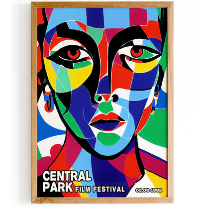 Central Park Film Festival Vintage Poster Print