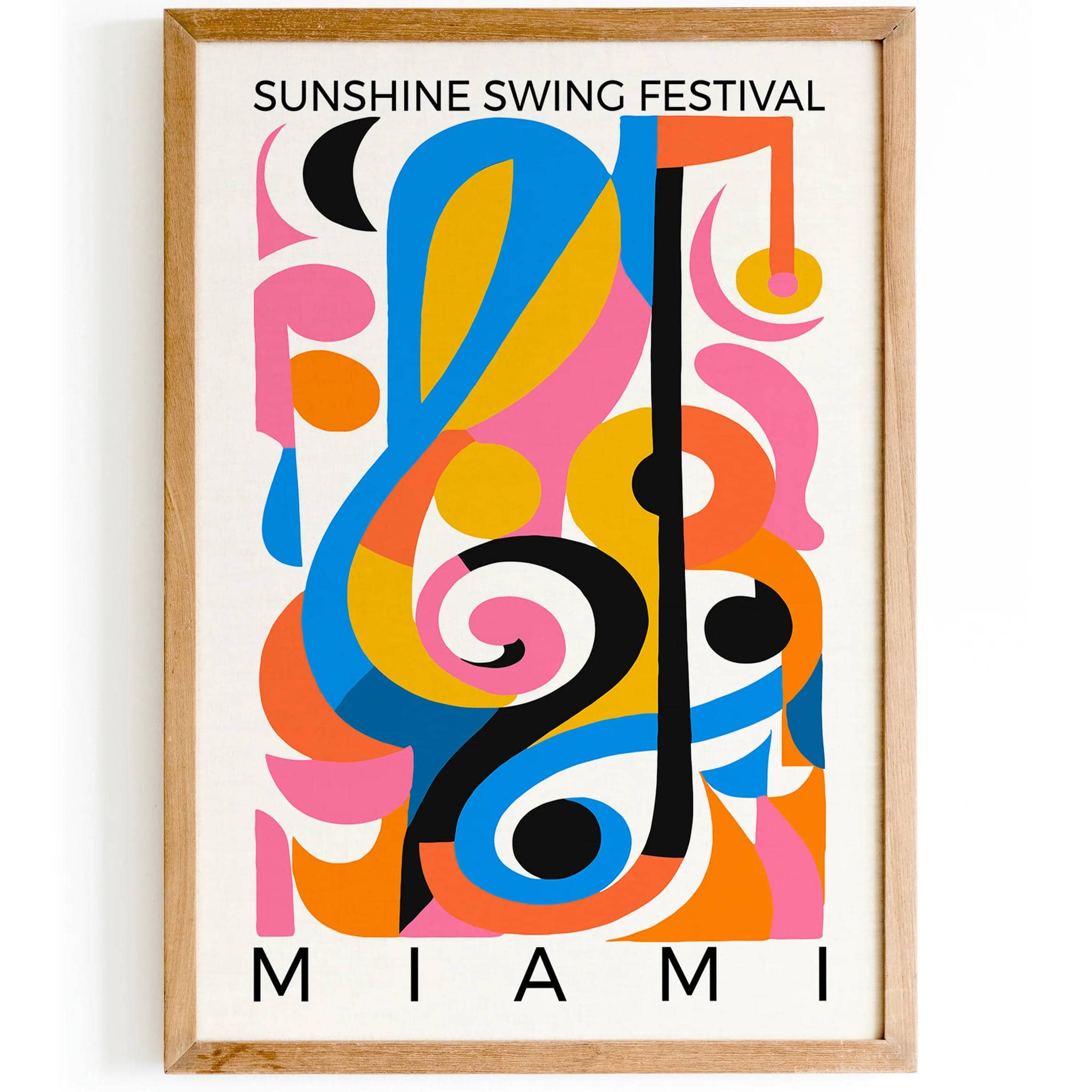 Miami Mid Century Modern Music Art Print – HypeSheriff