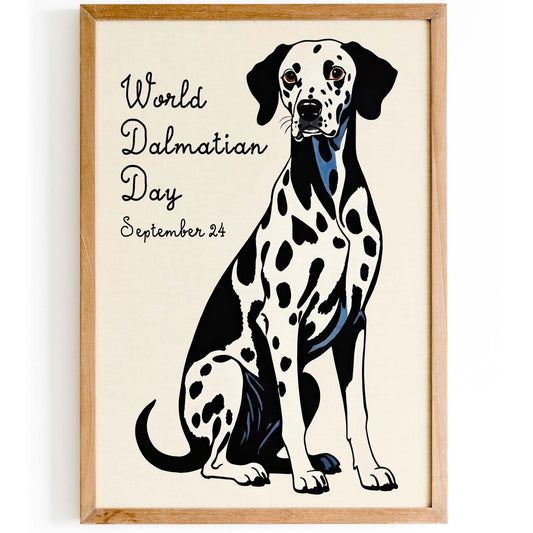 Dalmatian Celebration Poster Print