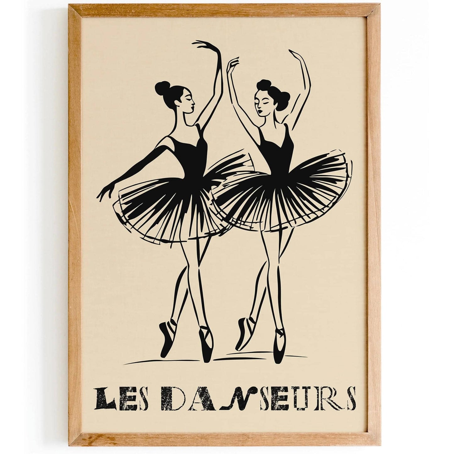 Les Danseurs Ballerinas Poster