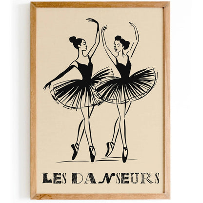 Les Danseurs Ballerinas Poster