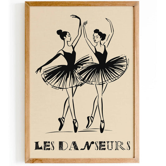 Les Danseurs Ballerinas Poster