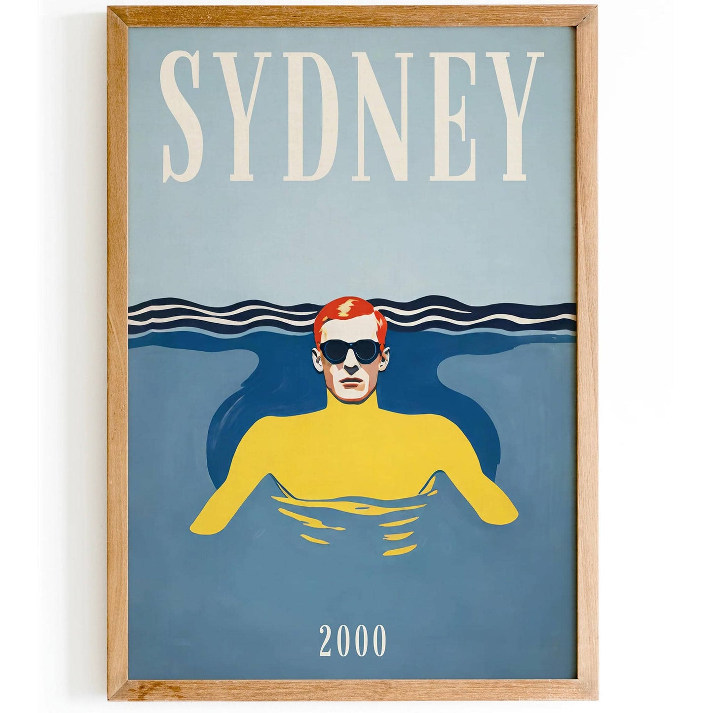 Sydney 2000 Summertime Retro Poster