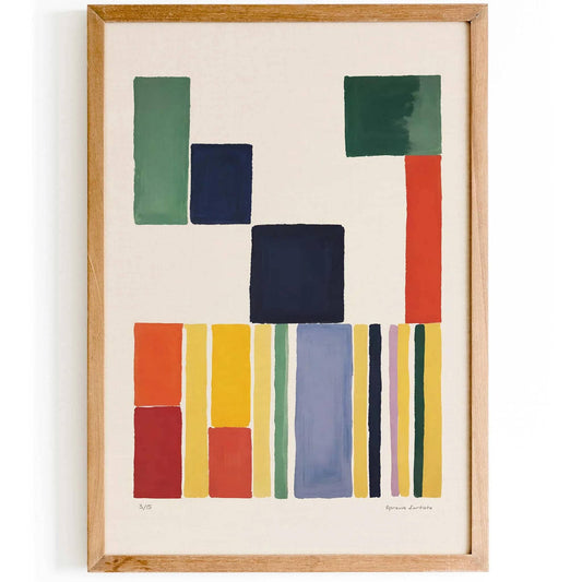 Modern Shapes Art Print