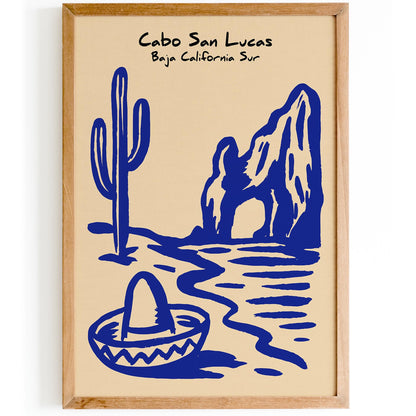 Cabo San Lucas Mexico - Travel Wall Art Print