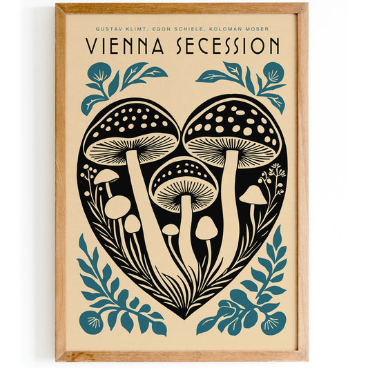 Vintage Vienna Secession Art Nouveau Art Print