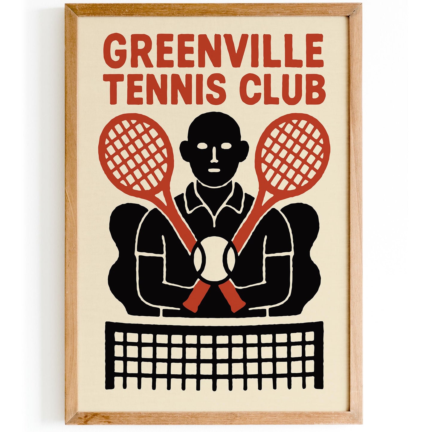 Greenville Tennis Club Poster