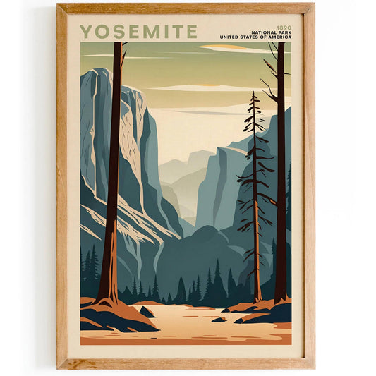 Yosemite National Park Poster