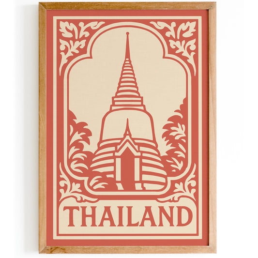 Thailand Travel Poster