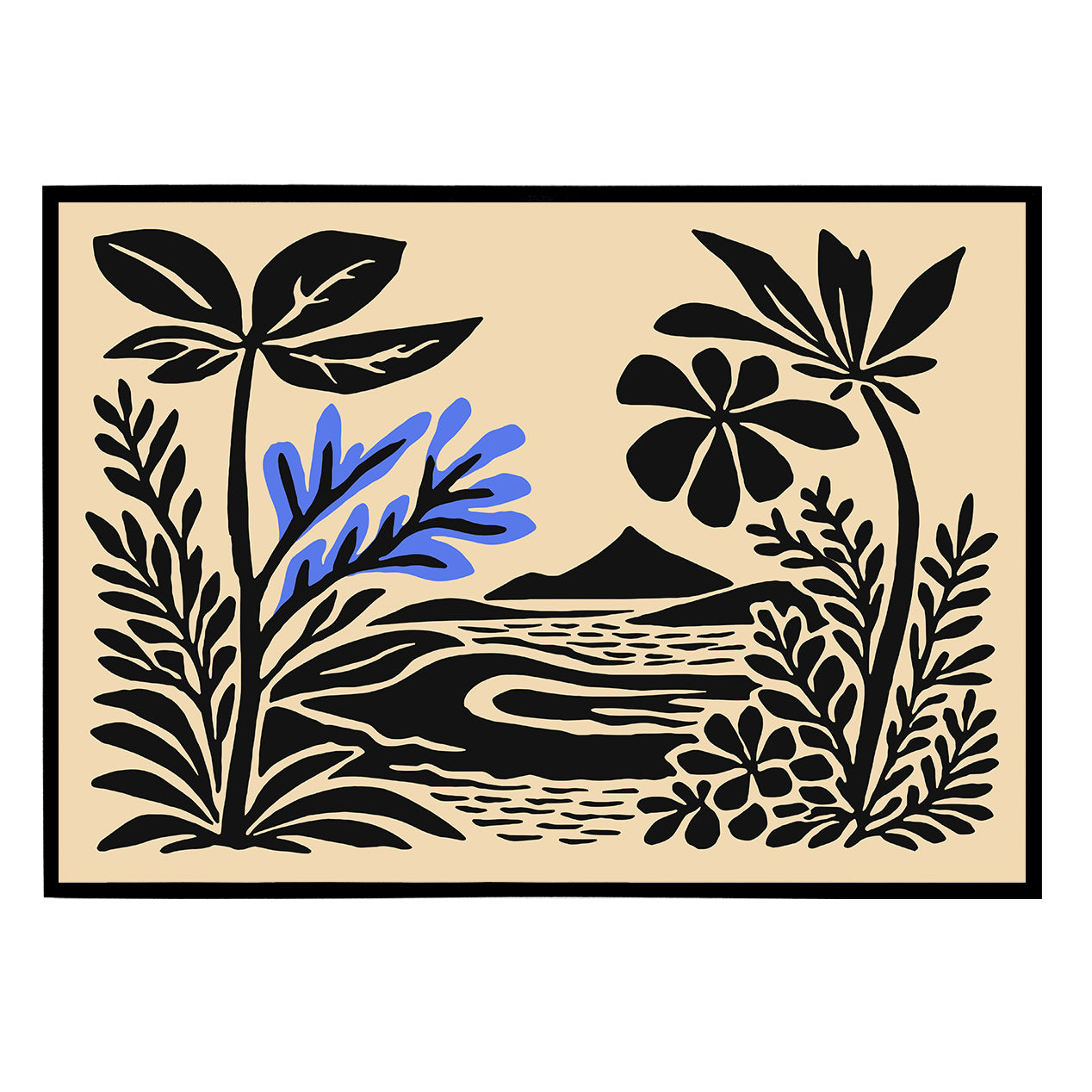 Hawaii Kauai Island Horizontal Art Poster
