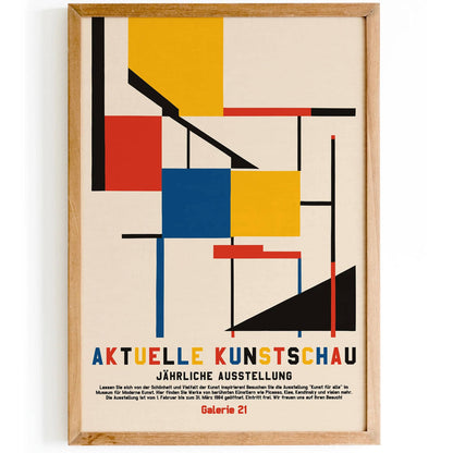 Galerie 21 German Bauhaus Poster