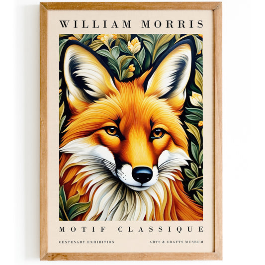 Art Nouveau Morris Fox Poster