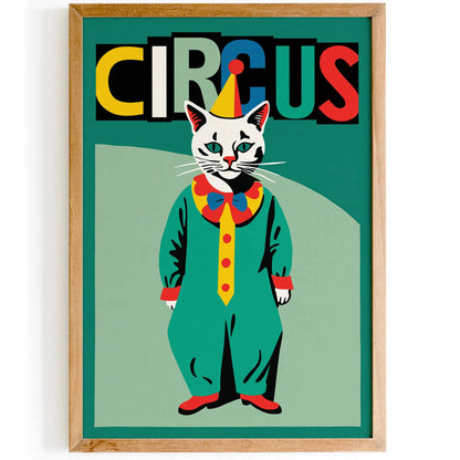 Circus Retro Poster Print