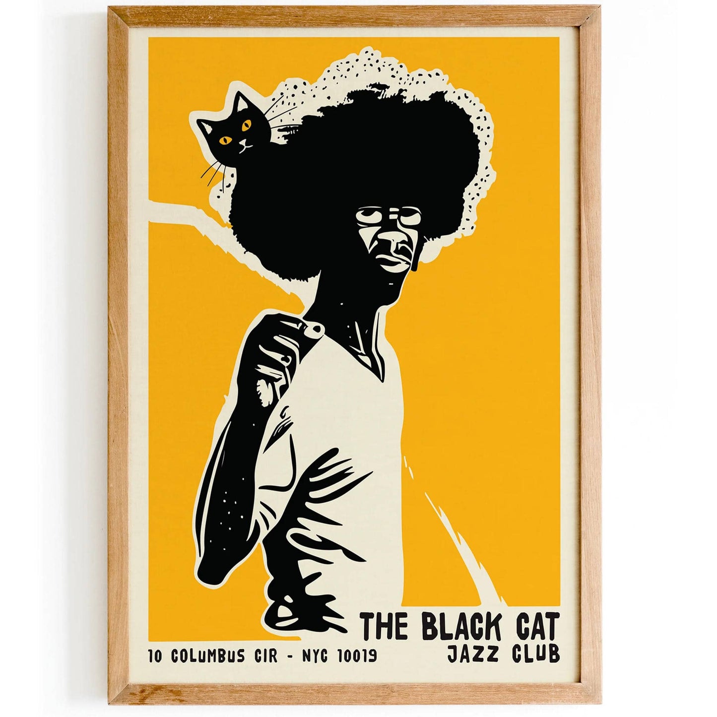 The Black Cat Jazz Club NYC Poster - HypeSheriff