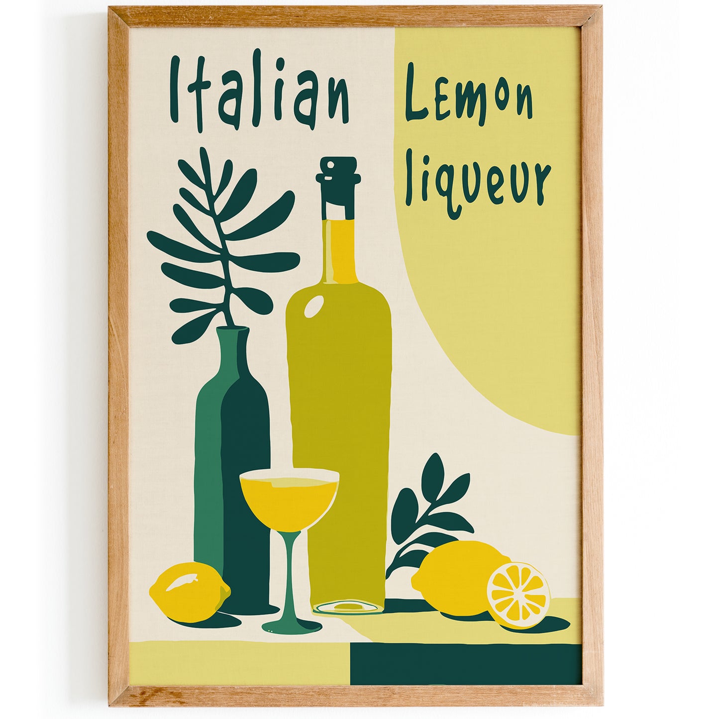 Italian Lemon Liquer Lime Cream Poster