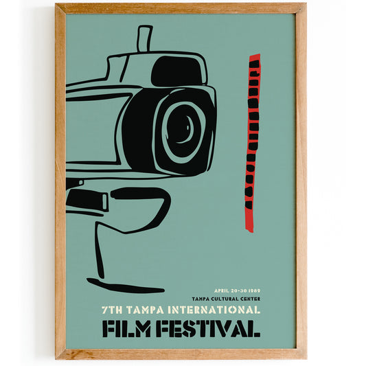 Tampa International Film Festival Vintage Poster