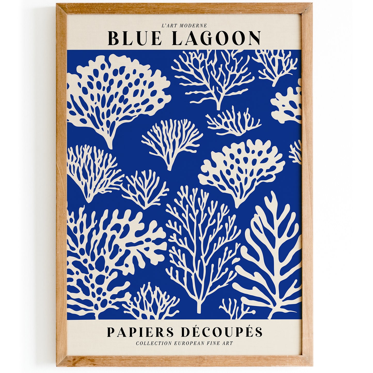 Blue Lagoon Nature Art Print