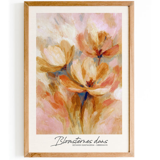 Scandinavian Floral Painting Reproduction Wall Art