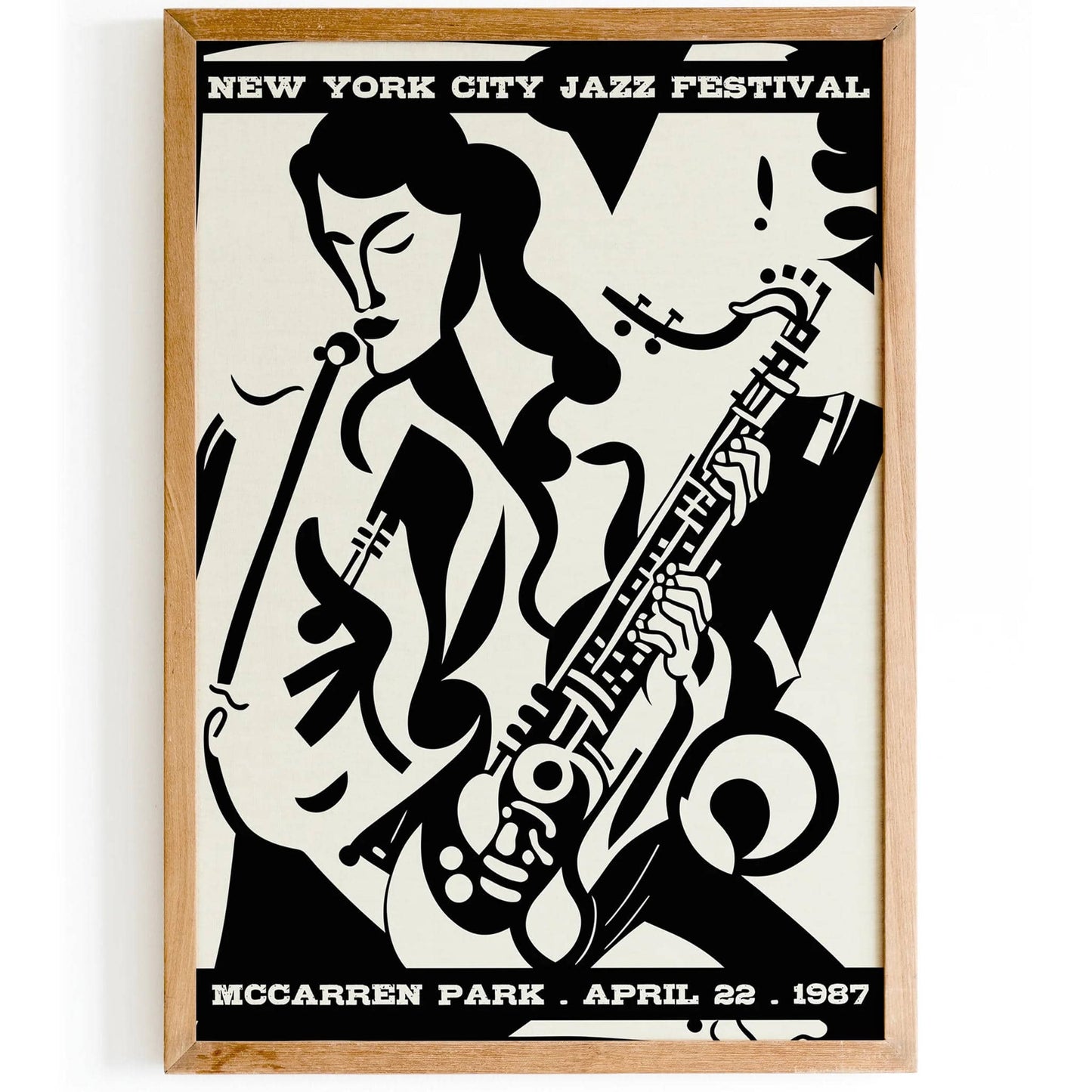 New York City Jazz Festival Vintage Poster