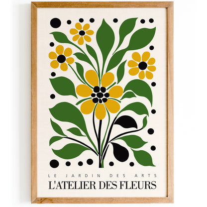 Vintage French Flower Art Print