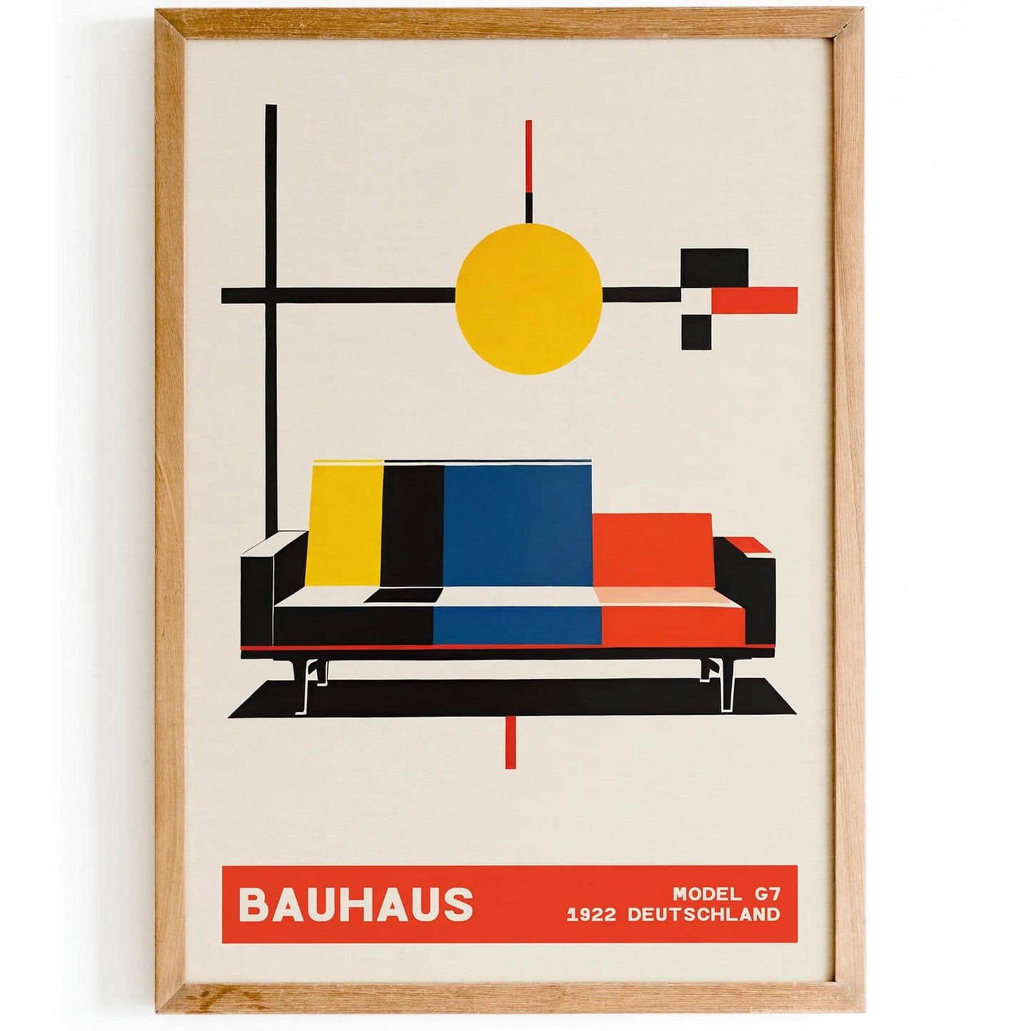 Bauhaus Furniture Model G7 Poster