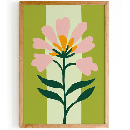 Eclectic Cute Flower Art Print