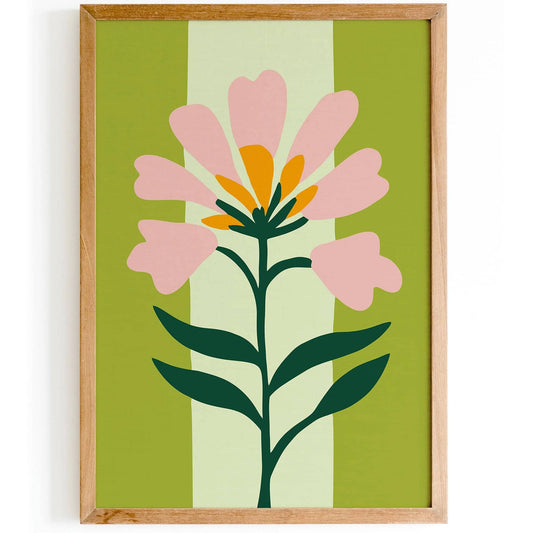 Eclectic Cute Flower Art Print