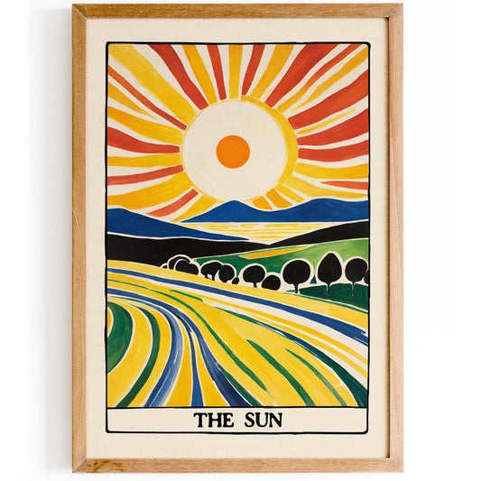 The Sun Landscape Poster Print