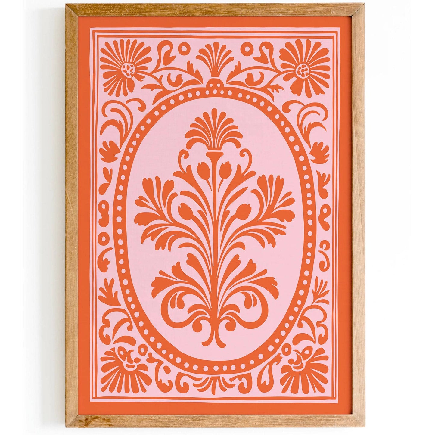 Rococo Floral Ornaments Wall Art