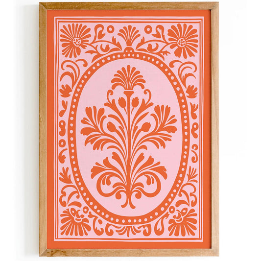Rococo Floral Ornaments Wall Art
