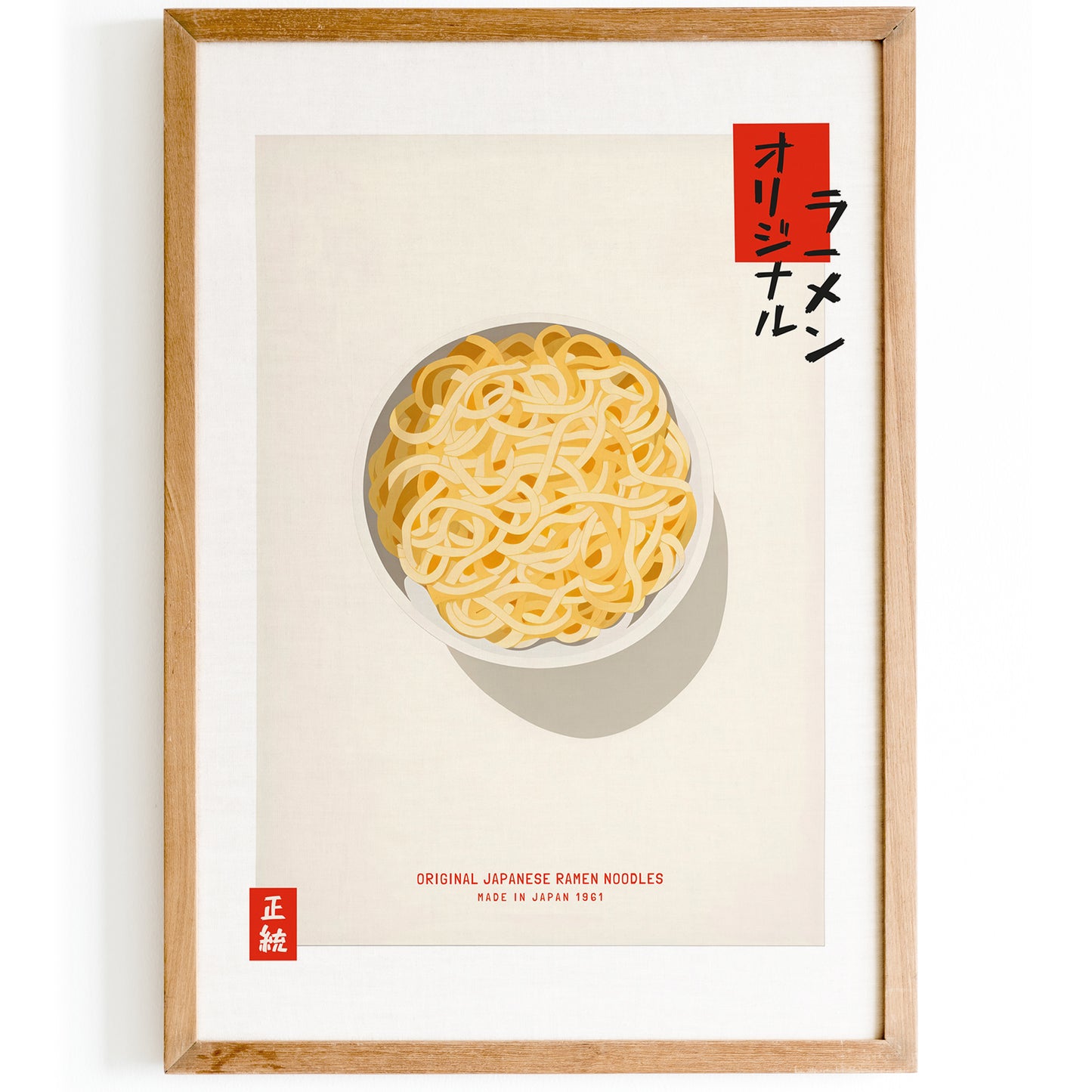 Original Japanese Ramen Noodles Poster