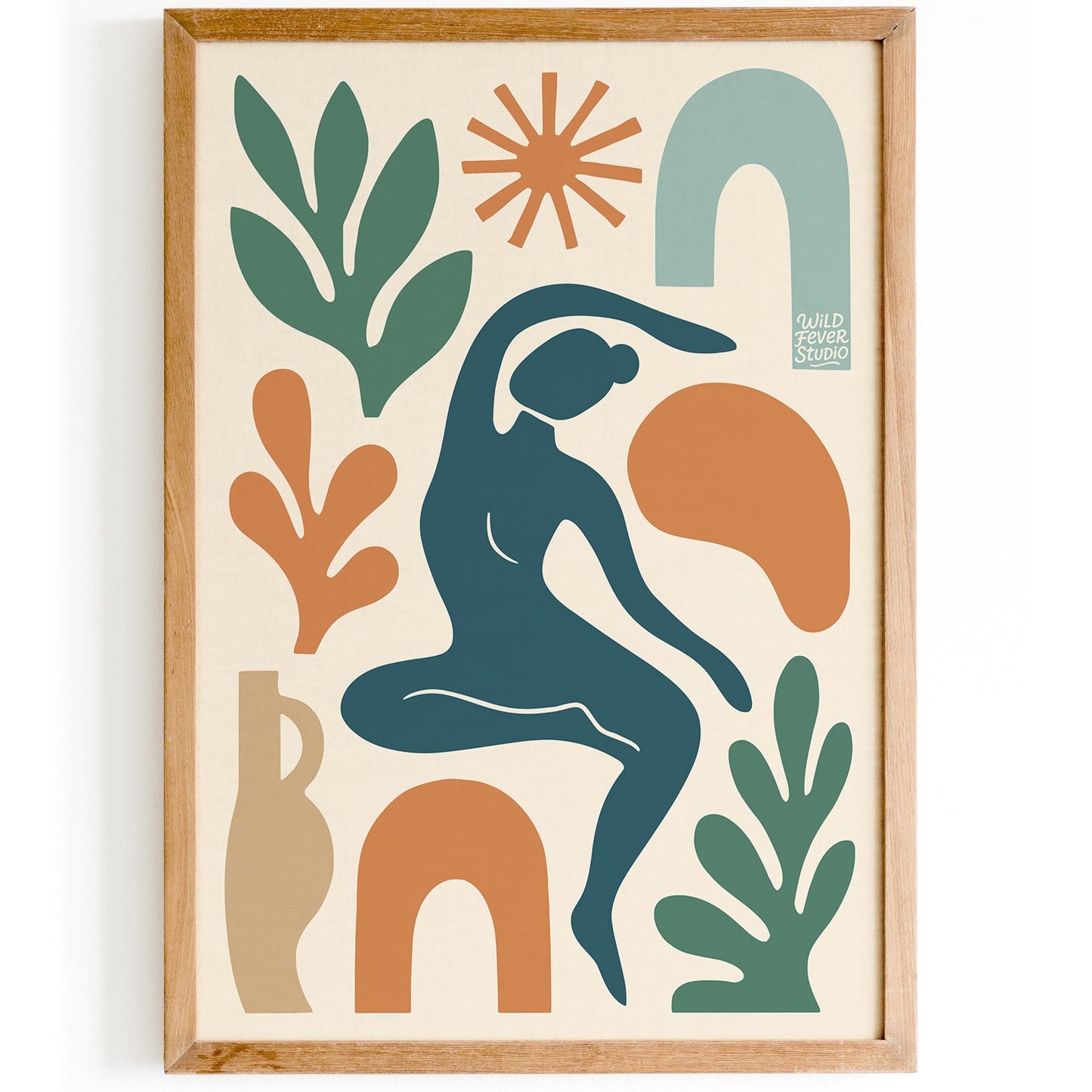 Modern Abstract Figurative - Contemporary Wall Art Print