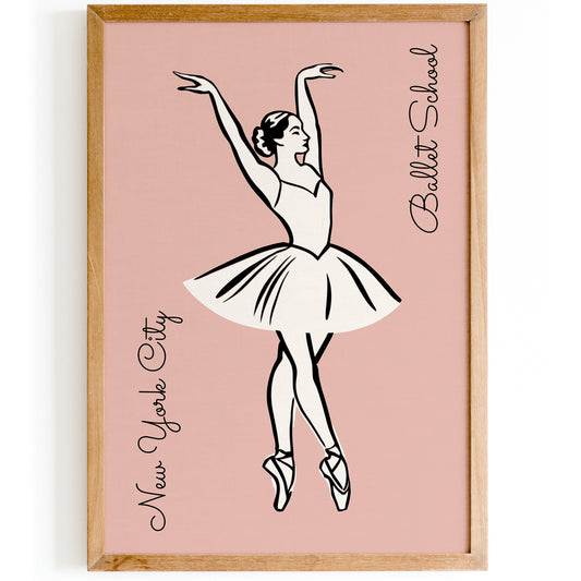 NYC Ballet School Wall Art