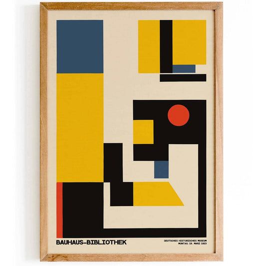 Bauhaus Library Exhibition Poster