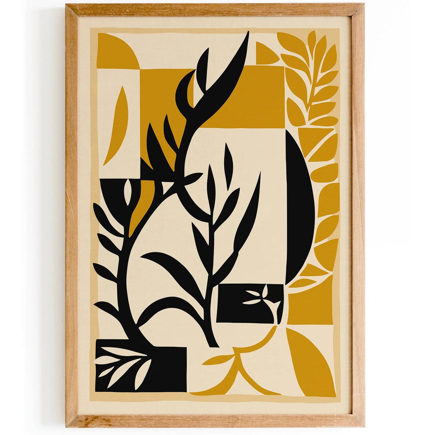 Abstract Nature in Neutral Tones Art Print