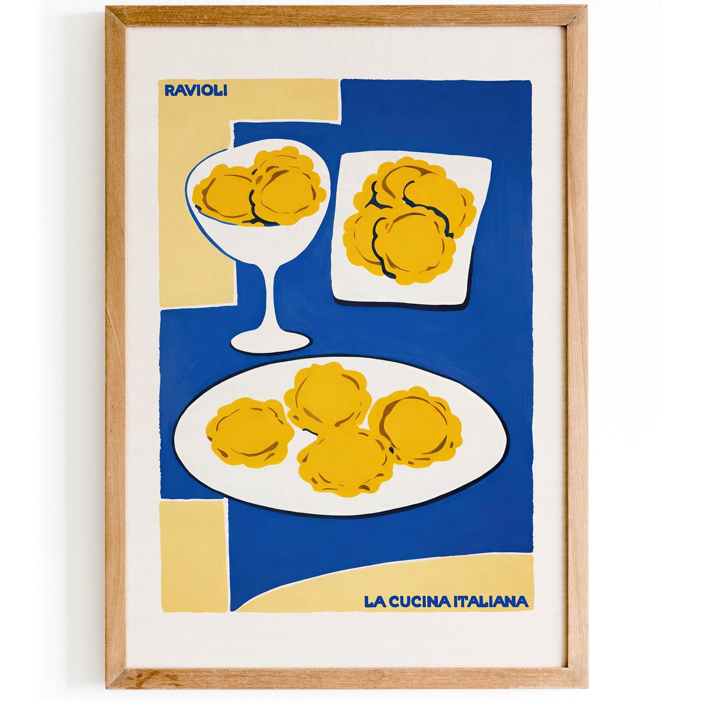 Ravioli Pasta Italian Food Print